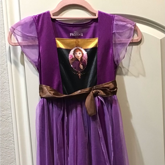 FROZEN II LIL GIRLS SZ 8 Night Gown flame resistant - Picture 4 of 4